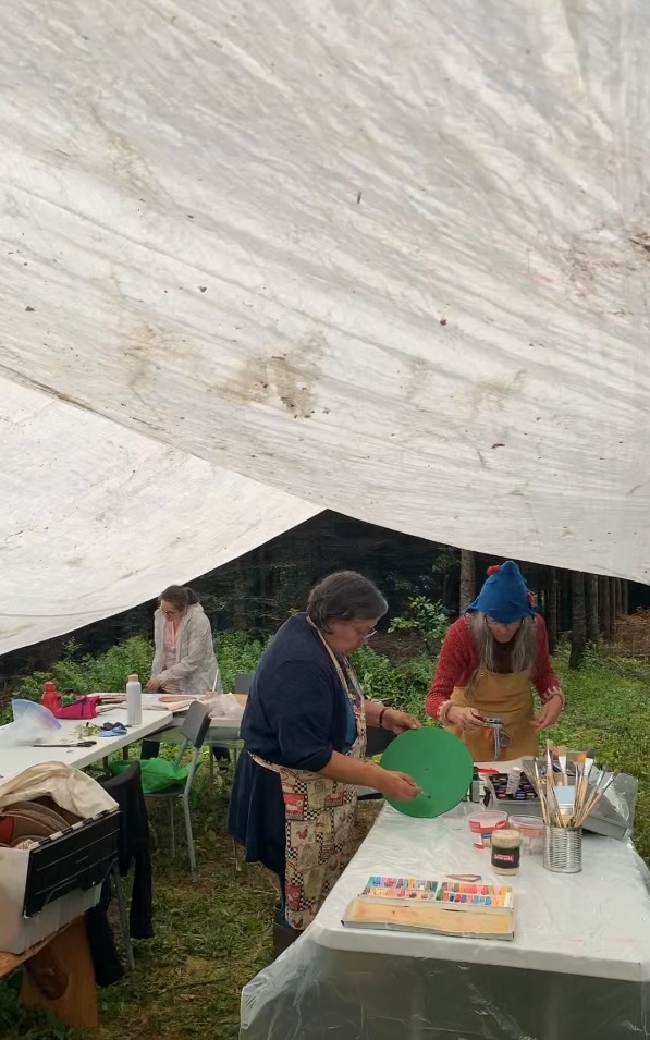Artistes en atelier à l'abris